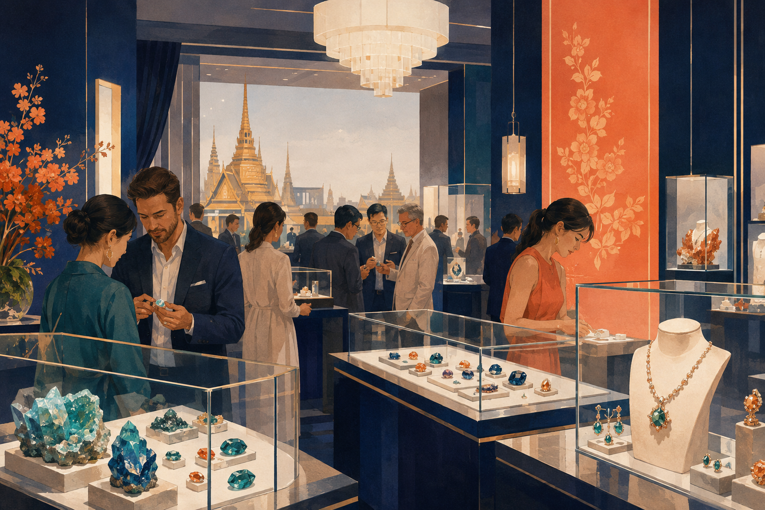 ภาพประกอบงาน 74th Bangkok Gems & Jewelry Fair