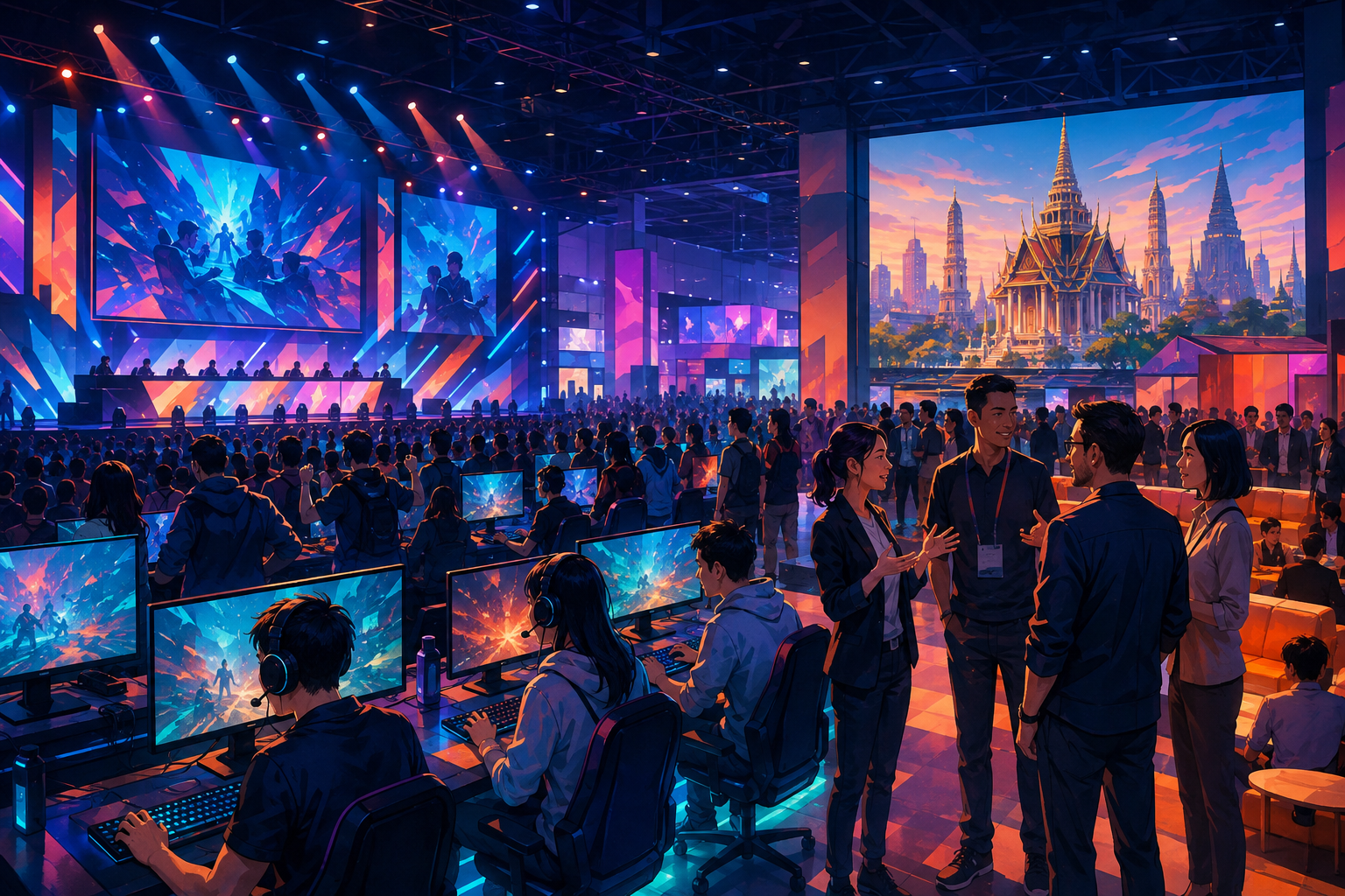 ภาพประกอบงาน gamescom asia x Thailand Game Show 2026